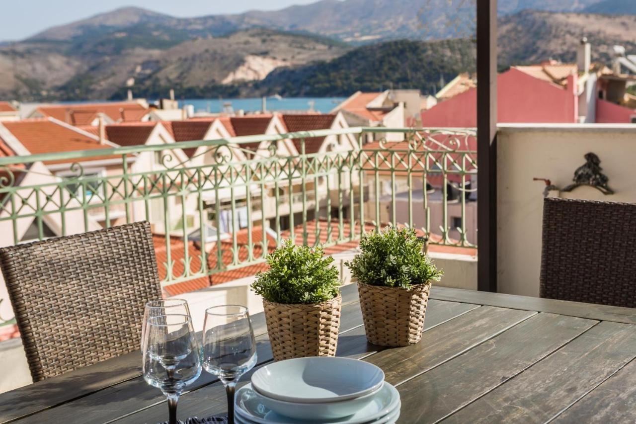 Panoramic Luxurious Penthouse Apartman Argosztóli Kültér fotó